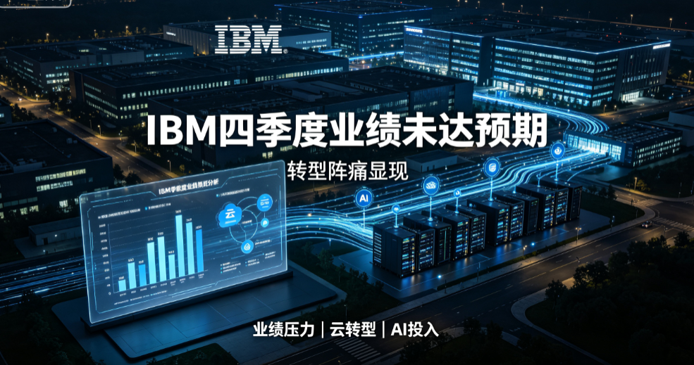 IBM四季度业绩未达预期，转型阵痛显现